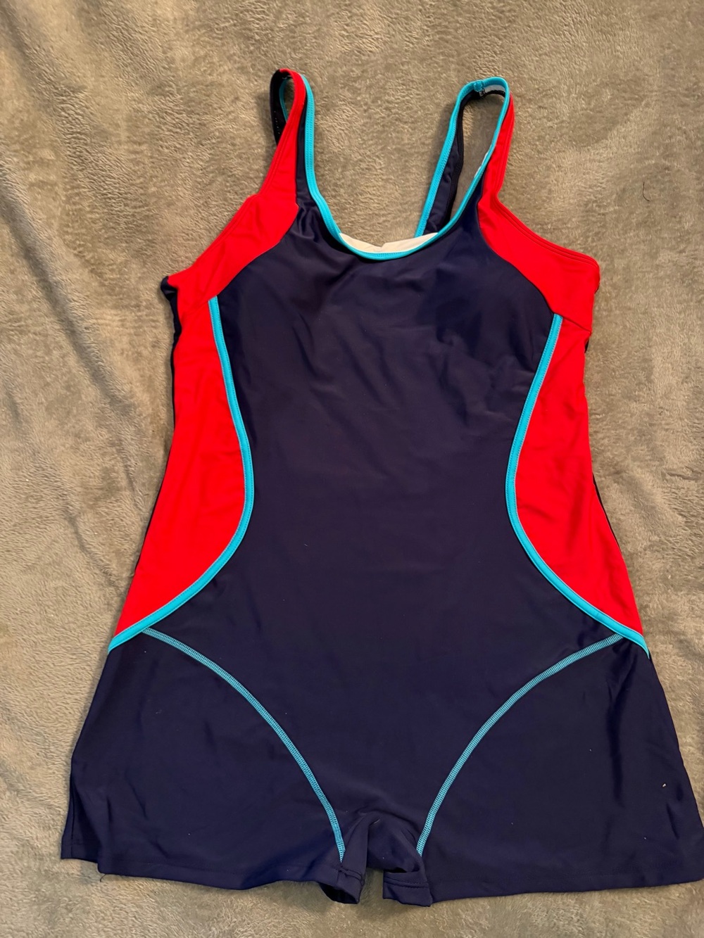 Women's One Piece Bodysuit Swimsuit Bathing Suit Athletic Romper Swimwear 2X